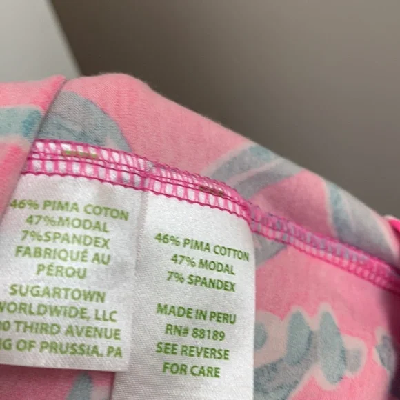 Lilly Pulitzer pink elephant print sleeveless top - Picture 7 of 8